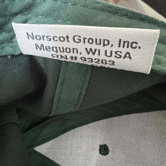 Stihl Power Equipment Baseball Hat Cap Adjustable Embroidered Green Tan - Picture 6 of 6